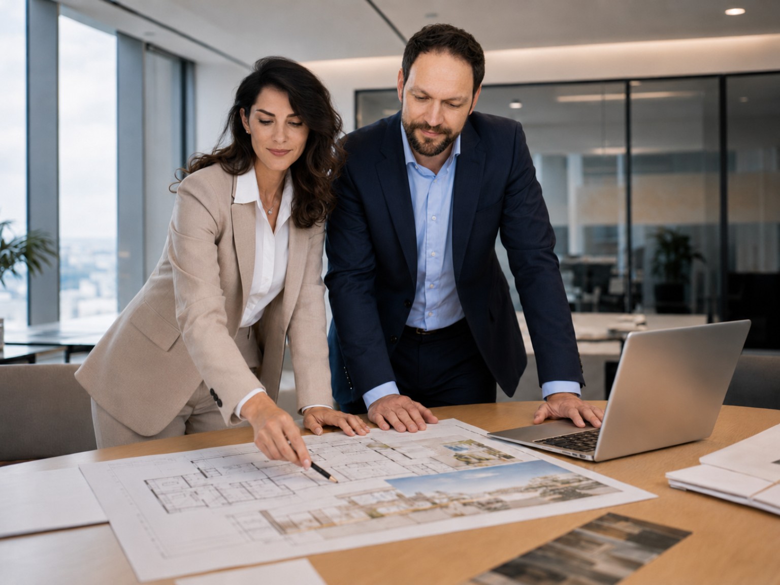 Beratung und gemeinsame Prüfung von Immobilienunterlagen